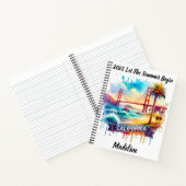 Entdecken Sie das pulsierende Kalifornien auf der Notizblock (Innenseite)