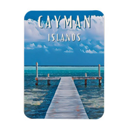 Entdecken Sie das tropische Paradies der Cayman-In Magnet