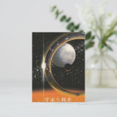 Entdecken Sie das Universe Vintag Space Poster Postkarte (Stehend Vorderseite)