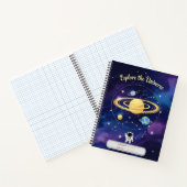 Entdecken Sie das Universum - Astronomie Notebook- Notizblock (Innenseite)