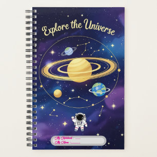 Entdecken Sie das Universum - Astronomie Notebook- Planer