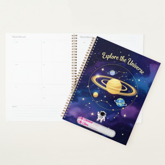 Entdecken Sie das Universum - Astronomie Notebook- Planer (Anzeige)