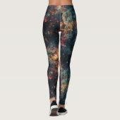 Entdecken Sie das Universum im Stil mit Galaxy-Leg Leggings (Rückseite)