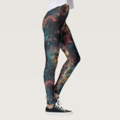 Entdecken Sie das Universum im Stil mit Galaxy-Leg Leggings (Rechts)