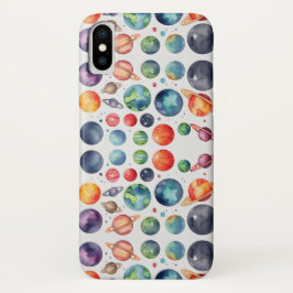 Entdecken Sie das Universum mit dem Aquarellplanet Case-Mate iPhone Hülle