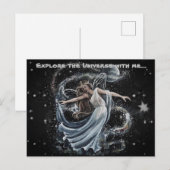 Entdecken Sie das Universum mit meiner Postkarte (Vorne/Hinten)