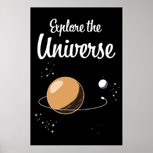 Entdecken Sie das Universum Poster