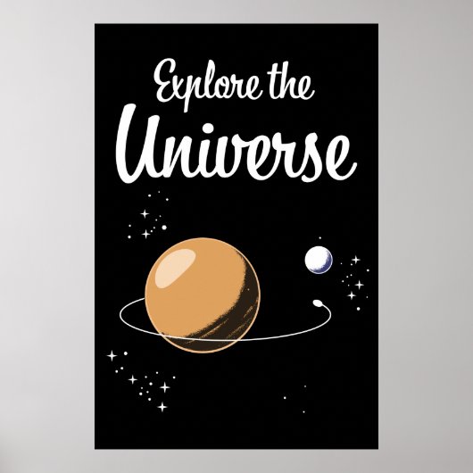 Entdecken Sie das Universum Poster (Vorne)