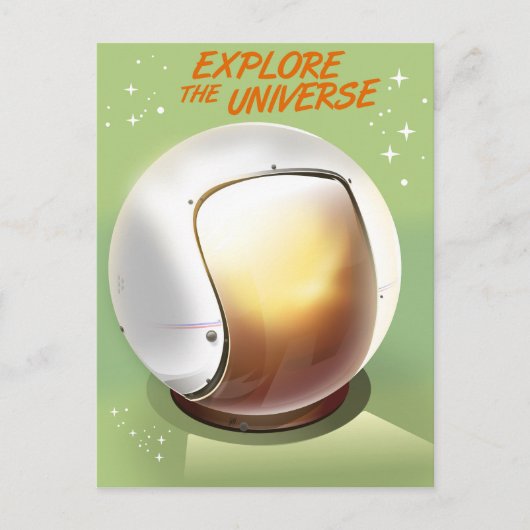 Entdecken Sie das Universum Postkarte (Vorderseite)