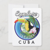Entdecken Sie das Varadero Cuba Reiselogo (Rückseite)