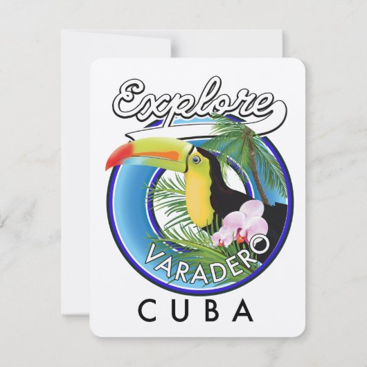 Entdecken Sie das Varadero Cuba Reiselogo (Rückseite)