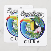 Entdecken Sie das Varadero Cuba Reiselogo (Vorne/Hinten)