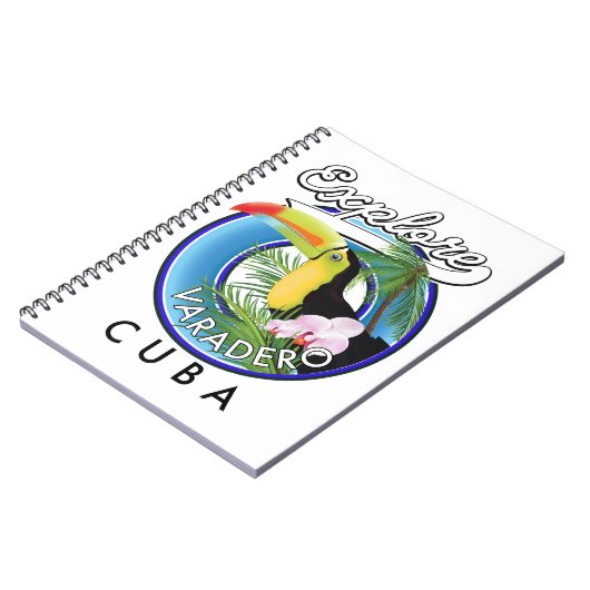 Entdecken Sie das Varadero Cuba Reiselogo Notizblock (Linke Seite)