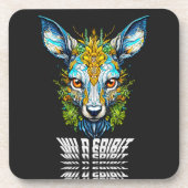 Entdecken Sie das Wilde Instinkt Getränkeuntersetzer (Vorderseite)