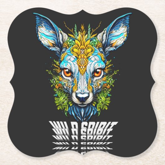 Entdecken Sie das Wilde Instinkt Untersetzer (Vorderseite)