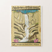 Entdecken Sie das Wildness Vintage Poster! Puzzle (Vertikal)