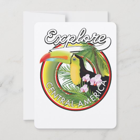 Entdecken Sie das Zentralamerika Logo. (Vorderseite)