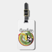 Entdecken Sie das Zentralamerika Logo. Canvas Prin Gepäckanhänger (Vorderseite vertikal)