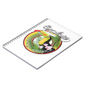 Entdecken Sie das Zentralamerika Logo. Notizblock (Linke Seite)