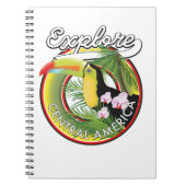 Entdecken Sie das Zentralamerika Logo. Notizblock (Vorderseite)