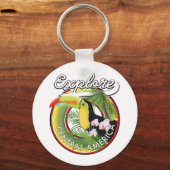 Entdecken Sie das Zentralamerika Logo. Schlüsselanhänger (Vorderseite)