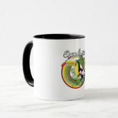 Entdecken Sie das Zentralamerika Logo. Tasse (Vorderseite Links)