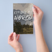 Entdecken Sie den 5,5" x 8,5" Flyer der Welt (Handgriff)