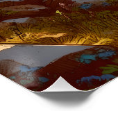 Entdecken Sie den Bighorn Sheep Grizzly Cub Mounta Poster (Ecke)