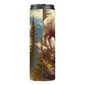 Entdecken Sie den Bighorn Sheep Grizzly Cub Mounta Thermosbecher (Rückseite)