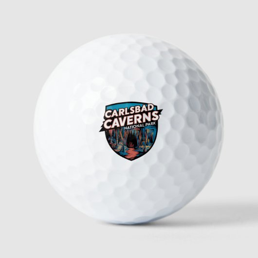 Entdecken Sie den Carlsbad Caverns Nationalpark Golfball (Vorderseite)