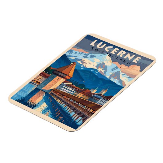 Entdecken Sie den Charme Luzerns Magnet (Linke Seite)