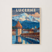 Entdecken Sie den Charme Luzerns Puzzle (Vertikal)