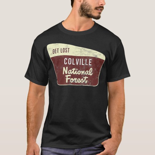 Entdecken Sie den Colville Nationalwald im Freien T-Shirt (Vorderseite)