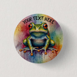 Entdecken Sie den faszinierenden, schönen Frosch Button