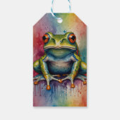 Entdecken Sie den faszinierenden, schönen Frosch Geschenkanhänger (Rückseite)