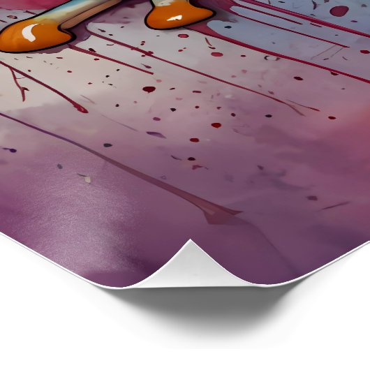 Entdecken Sie den faszinierenden, schönen Frosch Poster (Ecke)