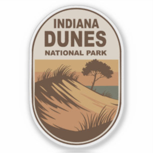 Entdecken Sie den Indiana Dunes Nationalpark Aufkleber
