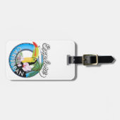 Entdecken Sie den karibischen Reisepflaster. Gepäckanhänger (Vorderseite horizontal)