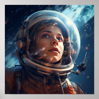Entdecken Sie den Kosmos mit unserem fesselnden As Poster