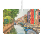 Entdecken Sie den lebendigen Charme von Burano Autolufterfrischer (Rückseite)