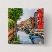 Entdecken Sie den lebendigen Charme von Burano Button (Vorderseite)