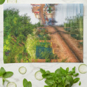 Entdecken Sie den lebendigen Charme von Burano Geschirrtuch (Gefaltet)