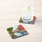 Entdecken Sie den lebendigen Charme von Burano Getränkeuntersetzer (Rechte Seite)