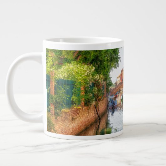Entdecken Sie den lebendigen Charme von Burano Jumbo-Tasse (Links)