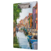 Entdecken Sie den lebendigen Charme von Burano Klemmbrett (Links)