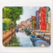 Entdecken Sie den lebendigen Charme von Burano Mousepad (Vorne)