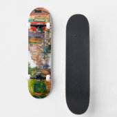 Entdecken Sie den lebendigen Charme von Burano Skateboard (Vorderseite)
