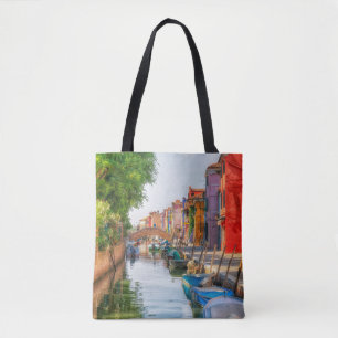 Entdecken Sie den lebendigen Charme von Burano Tasche