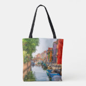 Entdecken Sie den lebendigen Charme von Burano Tasche (Rückseite)
