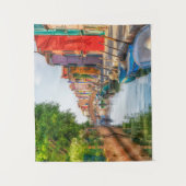 Entdecken Sie den lebendigen Charme von Burano Wandteppich (Vorderseite)